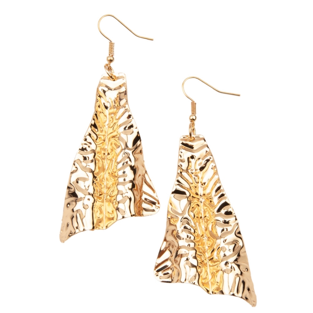 Gold earrings